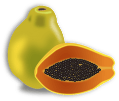 Papaya Pic Green PNG Free Photo