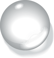 Oval Sphere White Drop Free Frame - Free PNG