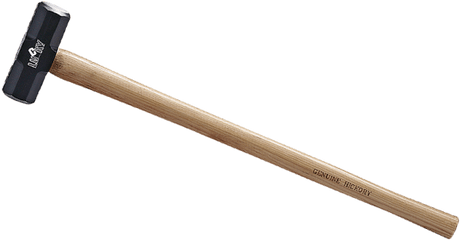 Long Hickory Wood Handle Sledge Hammer Lucky - Brand Hammer Long Png