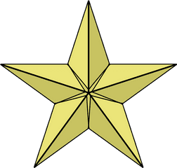 Star Nautical Compass - Illustration Png