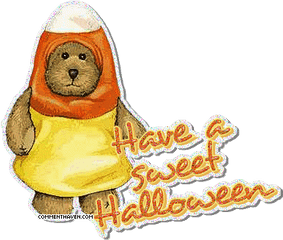 Halloween Bear Image - Cartoon Png