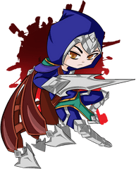 Daily Talonmains Art Post 284 Chibi With A Bloodstain By - Chibi Talon Png