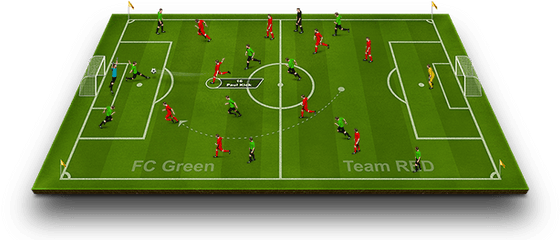 Soccer Field Template - For Soccer Png