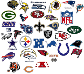 Poster Of All Nfl Teams - Nfl Teams Logos Png