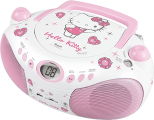 Download Hd Hello Kitty Boombox - Cd PehrÃ¡va Pro Dti Hello Kitty Png Transparent Radio