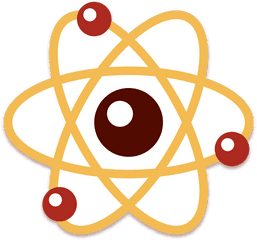 Plain Atom Clipart Png Download - React Icon