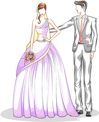 Bridegroom Wedding Illustration - Valentines Day Painted The Bridegroom Png