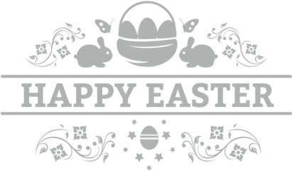 Alma Cira Easiest Png Happy Easter - Happy Easter Png White