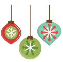 Download Hd Hanging Christmas Ornaments - Christmas Ornaments Svg File Png