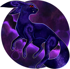 Galaxy Umbreon - Nova By Goldmouse Fur Affinity Dot Net Animal Figure Png