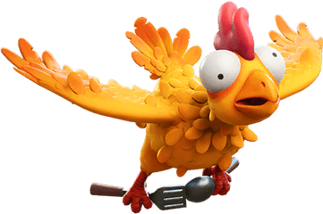 Download Orange Royale Figurine Games Fortnite Battle Epic - Flappy Flyer Glider Fortnite Png