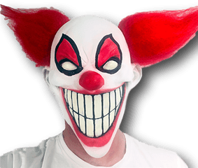 Glow In The Dark Clown - MÃ¡scaras De Payaso Que Brillan Png