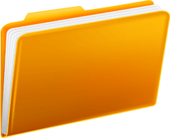 Yellow Folders - Free PNG