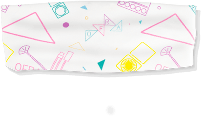 Ofra Headband W Buttons - Ofra Cosmetics Triangle Png