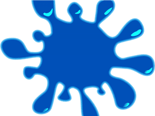 Water Drop Clipart Aerobic - Splash Clip Art Png Facebook Logo Gif Transparent