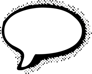 Speech Bubble Cartoon Transparent Png - Transparent Background Speech Bubble Clipart