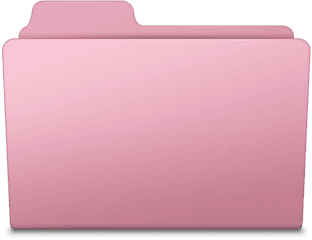 Rose Gold Folder Icon Mac - Novocomtop Pastel Folder Icons Mac Png