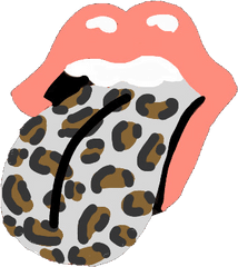 To - Rolling Stones Cheetah Print Png