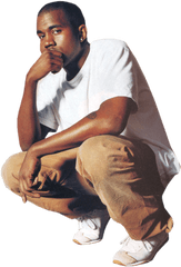 Kanye West - Kanye West Sitting Transparent Png