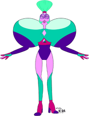 Steven Universe Fusion Fanart - Steven Universe Single Gem Alexandrite Png