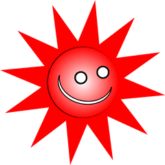 Red Sun Vector Download Png Files - Test Your Vocabulary 4