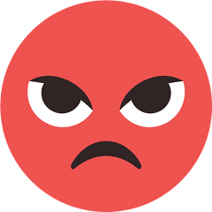 Pouting Face Emoji Clipart Free Download Transparent Png - Pouting Face Emoji