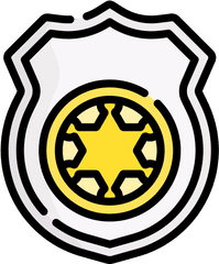 Sheriff Badge - Free Security Icons Police Logo Background Black Png