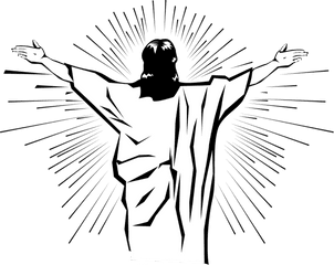 Free Black And White Picture Of Jesus - Jesus Black And White Transparent Png