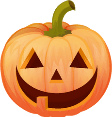 Pumpkin Emoji Keyboard Messages Sticker - 3 Halloween Clipart Jack O Lantern Png