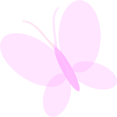 Pink Butterfly Clipart Png 8 Station - Pale Pink Butterfly Clipart