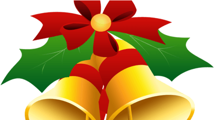 Christmas Bell Jingle Bells Yellow Flower For - Handbell Png