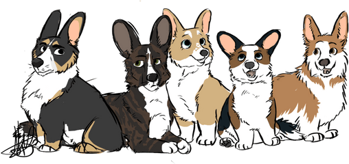 Pembroke Welsh Corgi Png Image - Chibi Welsh Corgi Corgi