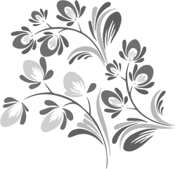 Simple Filigree Sticker - Simple White Wallpaper Png