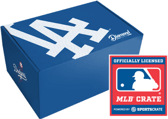 Los Angeles Dodgers Diamond Crate - Major League Baseball Logo Png