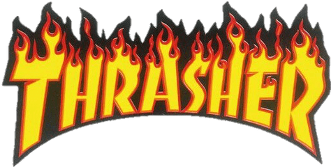 90s Aesthetic Grunge Tumblr Sticker - Thrasher Png