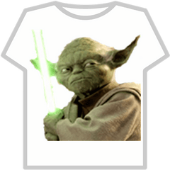 Transparent Yoda - Yoda With A Lightsaber Png