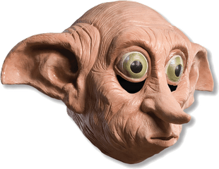 Dobby Face Mask - Harry Potter Characters Fancy Dress Png