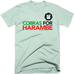 Cobras For Harambe T - Shirt White Xs Active Shirt Png