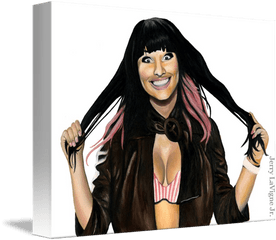 Nicki Minaj By Jerry La Vigne Jr - Nicki Minaj 5 Star Chick Png