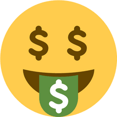 Money - Money Mouth Emoji Png