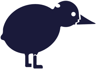 Bird Silhouette Kiwi - Illustration Png