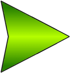 Green Triangle Play Button - Clip Art Png