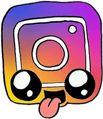 Sckawaii Kawaii Cute Instagram Logo - Kawaii Cute Easy Drawings Png