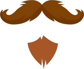 Beard Mustaches Free Clipart Download - Moustache And Beard Transparent Background Png