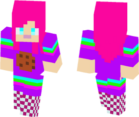 Download Chica Galleta Arcoiris Minecraft Skin For Free - Minecraft Wood Elf Skins Png