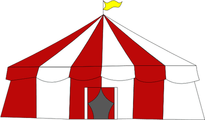 Free Carnival Tent Clipart Png - Big Top Tent Clipart