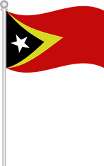 Flag Of East Timor - Free Vector Graphic On Pixabay East Timor Flag Clipart Png