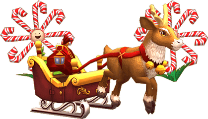 Christmas In July - Wizard101 Christmas Mounts Png