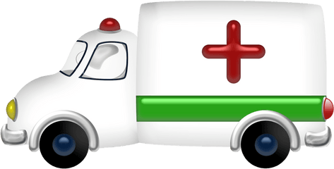 Cartoon Illustration Ambulance - Png