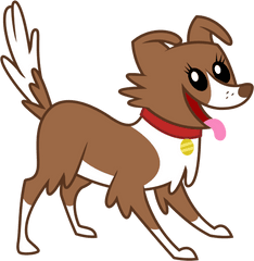 Library Of Dog Border Clipart Black And - Cartoon Dog Transparent Background Png